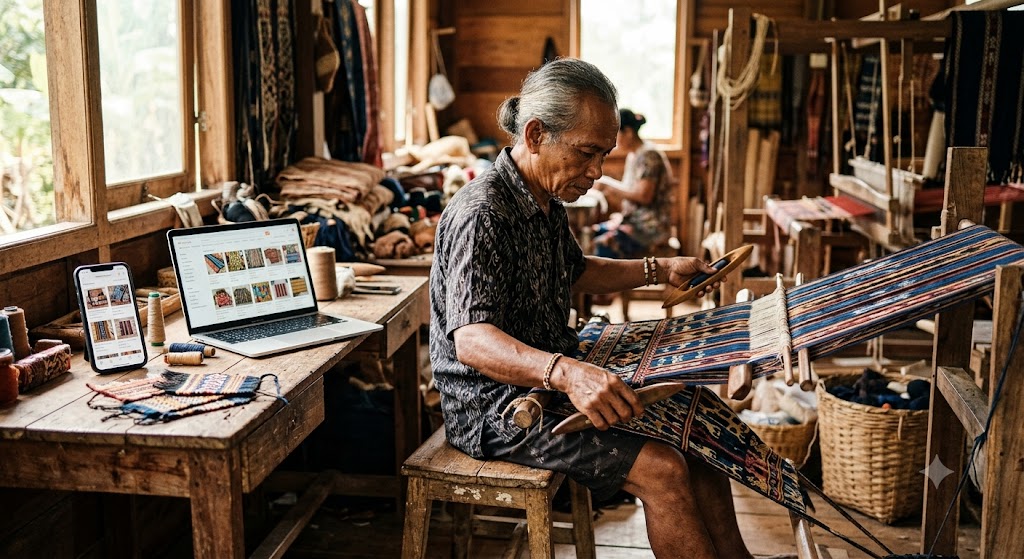 Karet, Tenun, sampai Hasil Laut Kalimantan Layak Punya Etalase Digital
