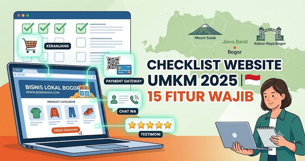 Checklist Website UMKM & Bisnis Jawa Barat 2026: 15 Fitur Wajib Agar Penjualan Meningkat