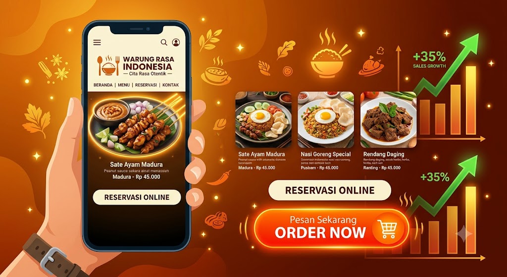 Website Restoran Bukan Biaya, Tapi Investasi: Bagaimana Cafe Anda Bisa Naikkan Omzet hingga 30%