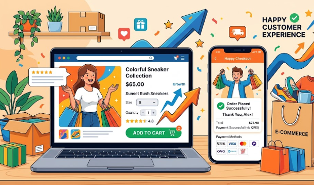 Website Toko Online Bogor yang Bikin Pembeli Nyaman Checkout - Terbukti Nambah Penjualan