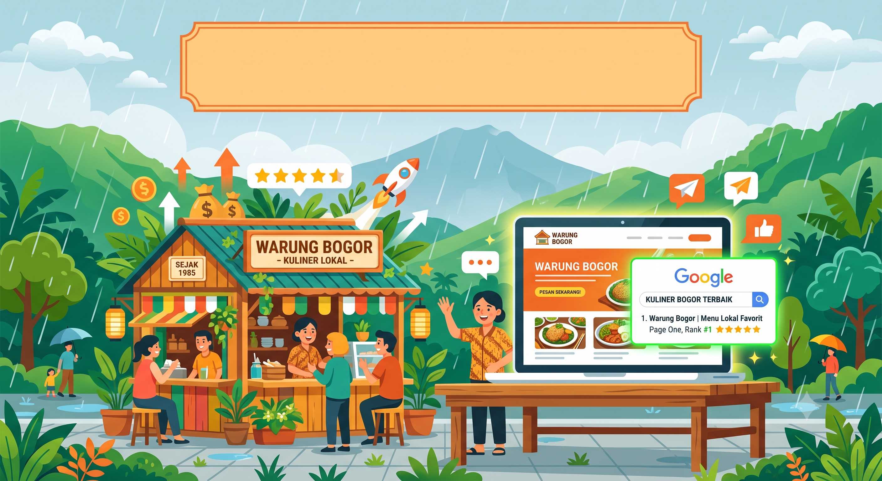 Dari Warung Pinggir Jalan ke Google Halaman Pertama — Temukan Jasa Pembuatan Website Terbaik di Bogor
