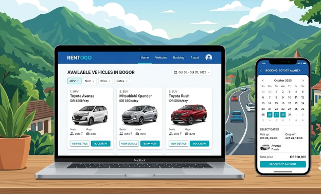 Fitur Website Rental Mobil Bogor yang Bikin Pelanggan Langsung Pesan Tanpa Ragu