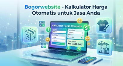 Website dengan Sistem Kalkulator Harga Otomatis: Solusi untuk Jasa Ekspedisi, Sablon, dan Kontraktor Bogor