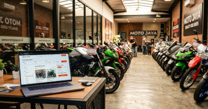 3 Fitur Wajib di Website Showroom Motor Bekas Agar Calon Pembeli Langsung Percaya