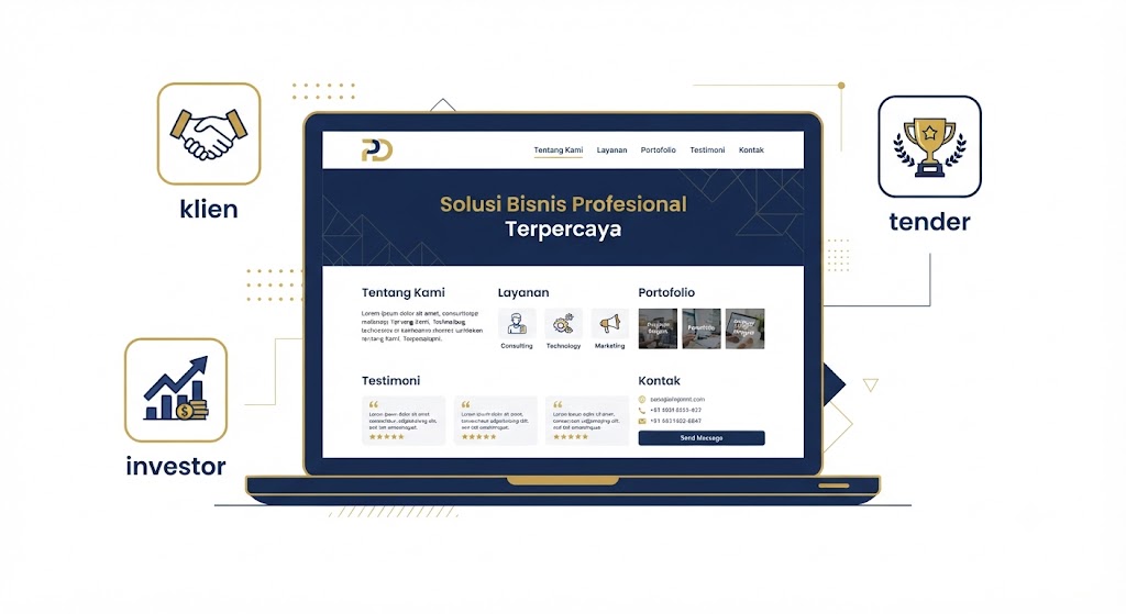 Bukan Sekadar Profil — Ini Alasan Website Company Profile Jadi Aset Terpenting Bisnis Bogor