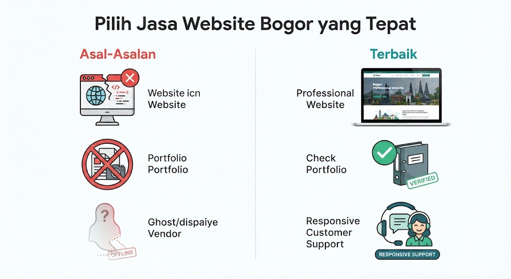 Pilih Jasa Pembuatan Website Bogor Terbaik? Ini 4 Kriteria yang Tidak Boleh Diabaikan