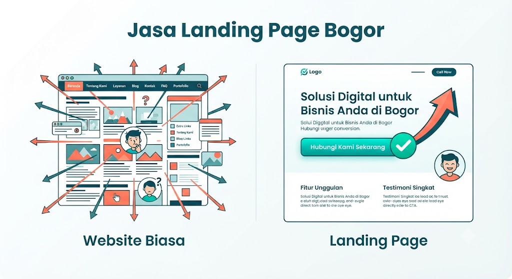 Bukan Sekadar Halaman Web Biasa — Inilah Kekuatan Landing Page untuk Bisnis di Bogor