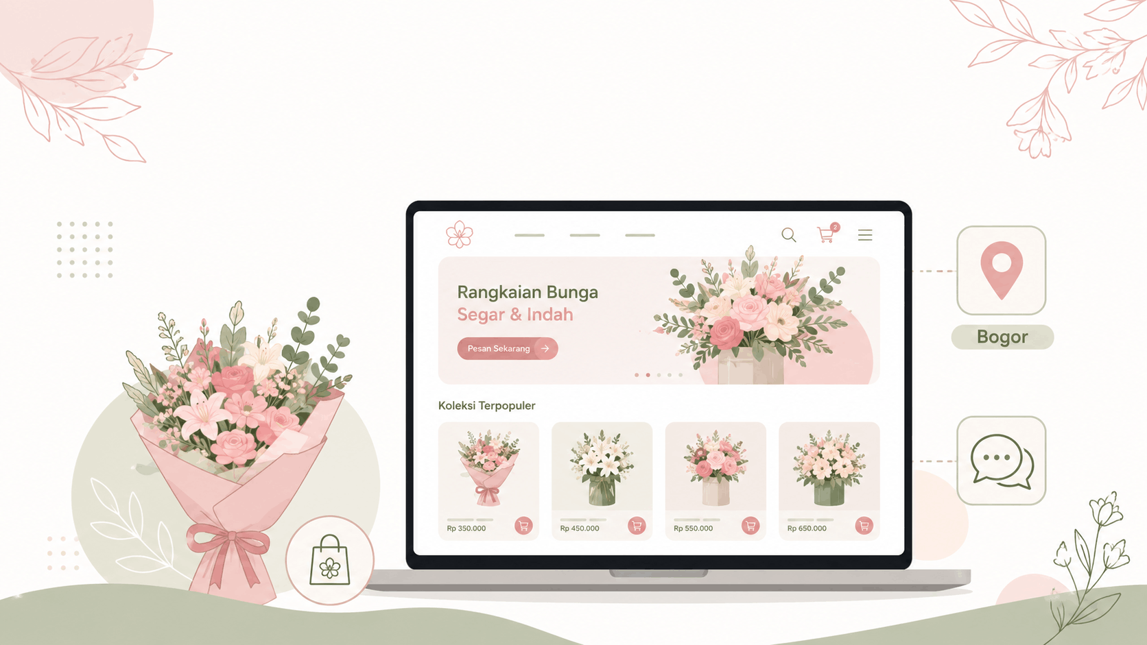 Kenapa Florist di Bogor Wajib Punya Website di Tahun 2026? Ini Alasannya