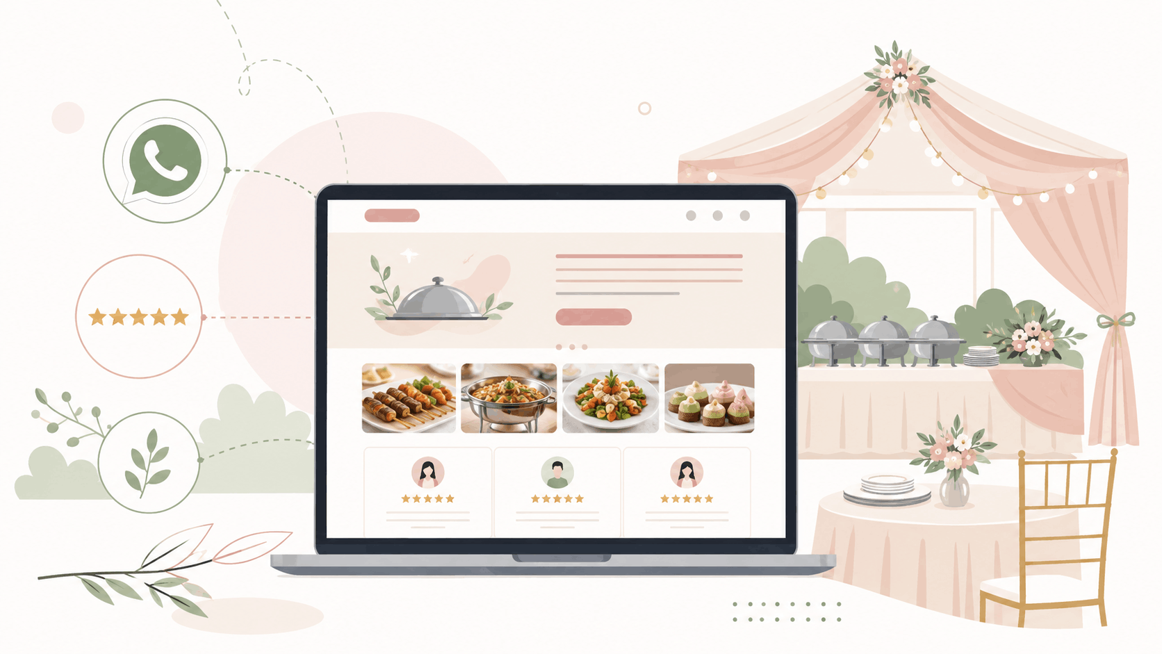 Catering Pernikahan Laris di Bogor? Jangan Lupa Bangun Rumah Digitalnya