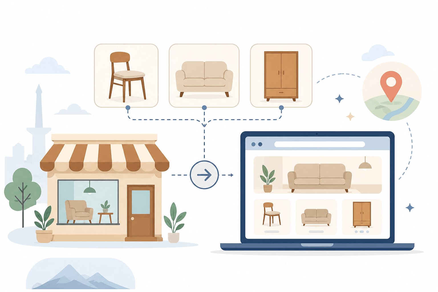 Kenapa Toko Furniture di Bogor Sekarang Wajib Punya Website Sendiri?
