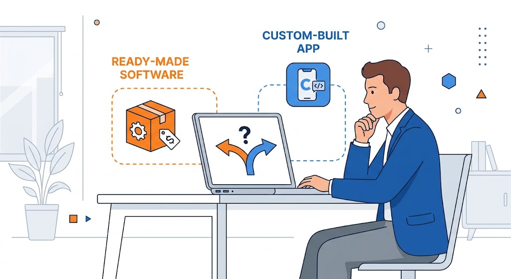 Software Siap Pakai vs Aplikasi Custom: Mana yang Tepat untuk Bisnis Anda di Bogor?