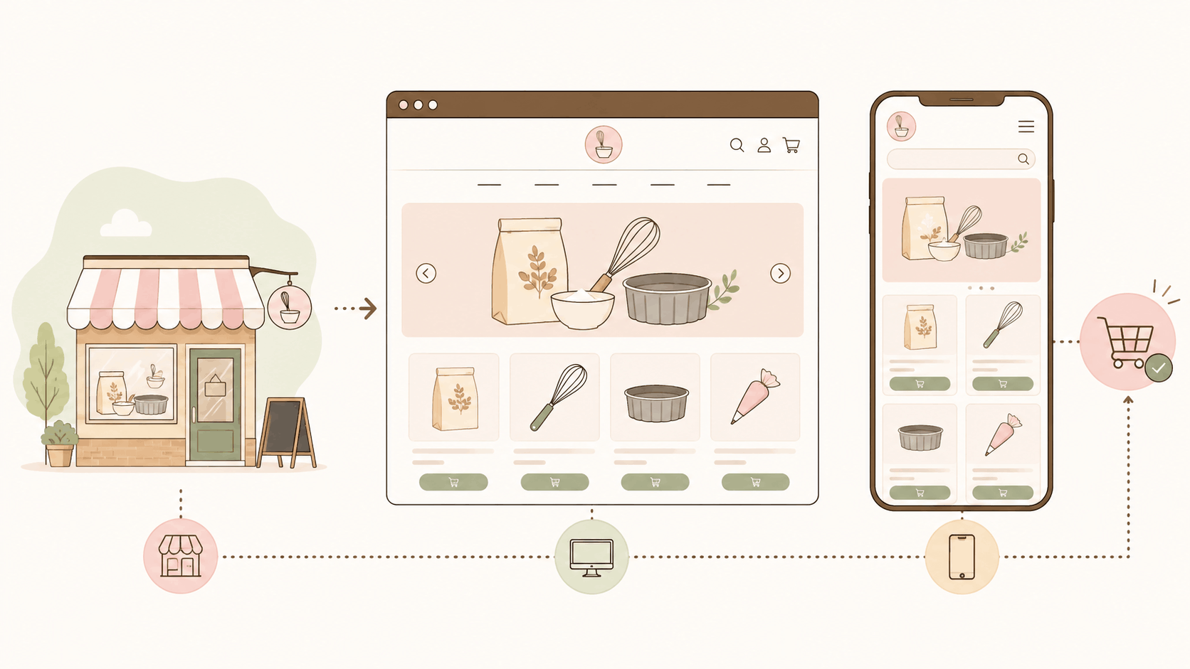 Kenapa Toko Bahan Kue di Bogor Butuh Website, Bukan Cuma Nomor WhatsApp