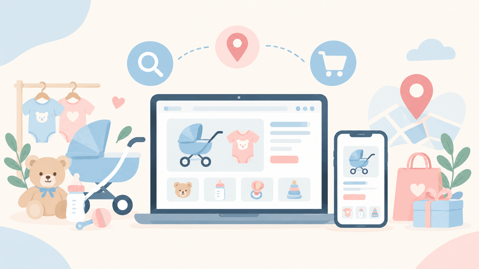 Toko Perlengkapan Bayi di Bogor Laris di Toko, Tapi Kenapa Sepi di Pencarian Google?