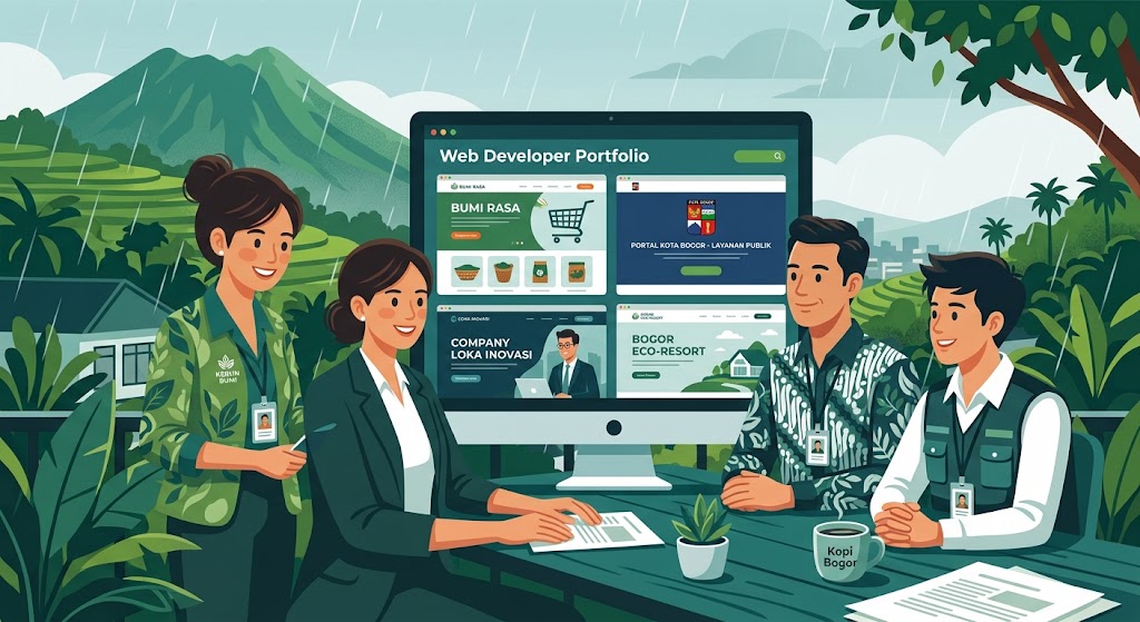 Portofolio Ratusan Klien, 15 Tahun Pengalaman — Inilah yang Harus Anda Cari di Jasa Website Bogor Terbaik