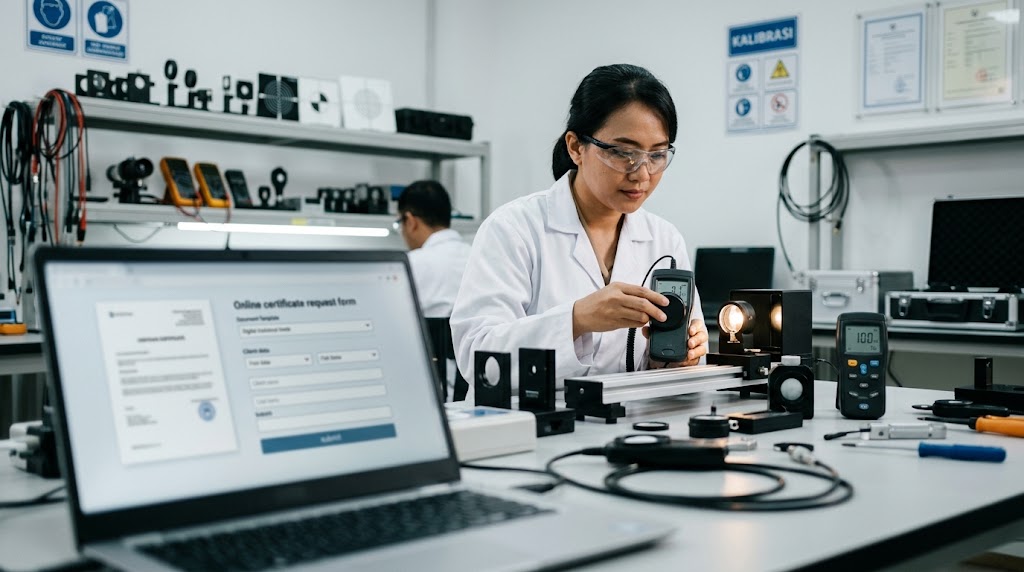 Jasa Pembuatan Website Bogor dengan Integrasi Form Permohonan Sertifikat Kalibrasi Lux Meter