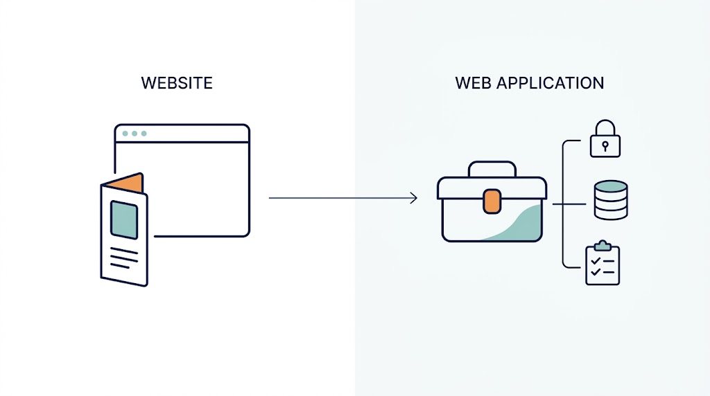 Website vs Aplikasi Web: Kapan Bisnis Anda Butuh Jasa Pembuatan Aplikasi Web di Bogor?