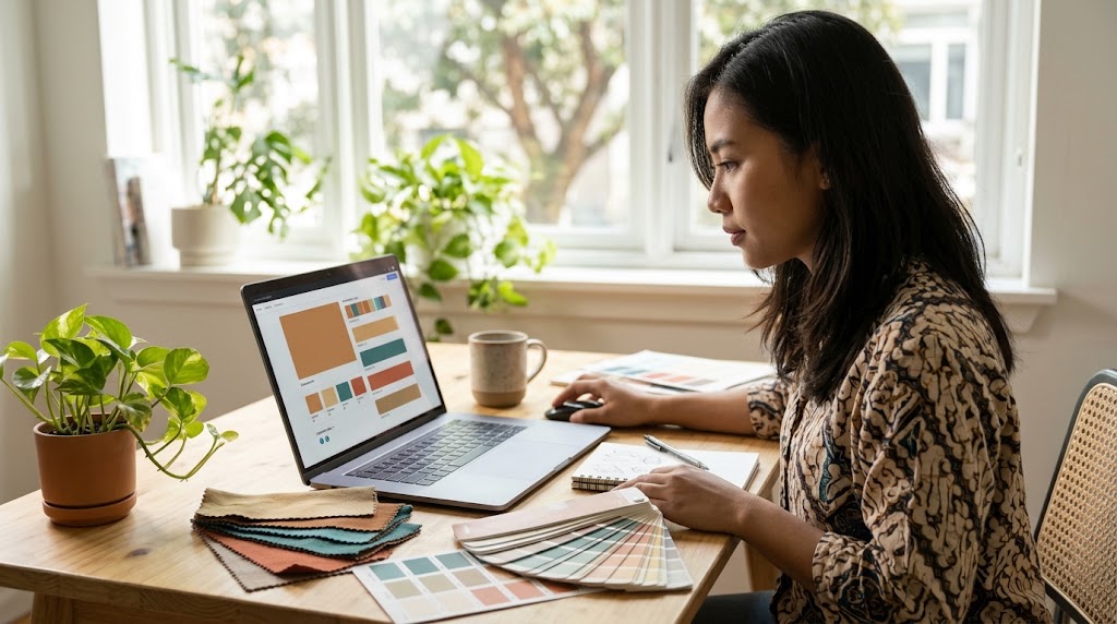 Jasa Website Bogor dengan Fitur Pemilih Palet Warna Desain Instan: 7 Hal agar Pengguna Mendapat Warna Harmonis dan Terbaca