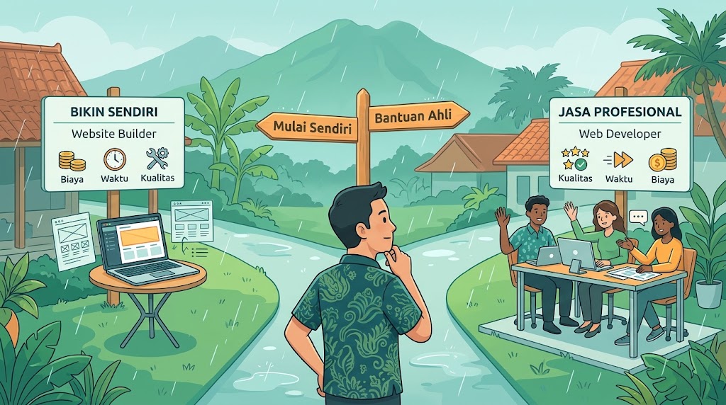 Kapan Website Buatan Sendiri Sudah Cukup, dan Kapan Waktunya Serahkan ke Ahlinya?